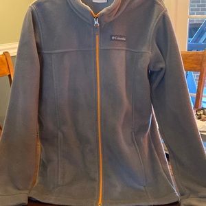 Columbia gray zip up